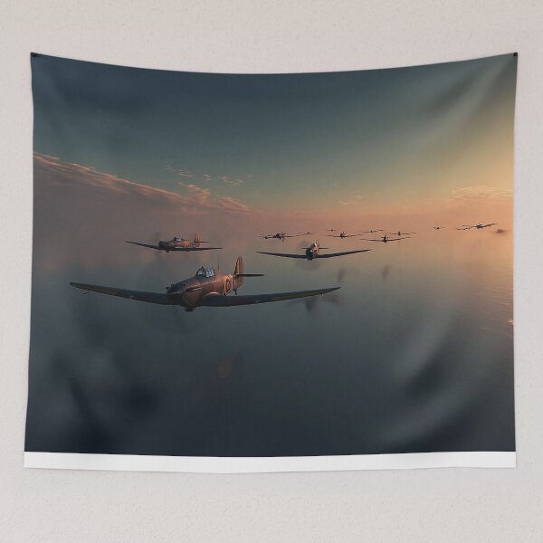 Item preview, Historic Hurricane Squadron Shadows on the Sea designed and sold by Skyframe Aviation.