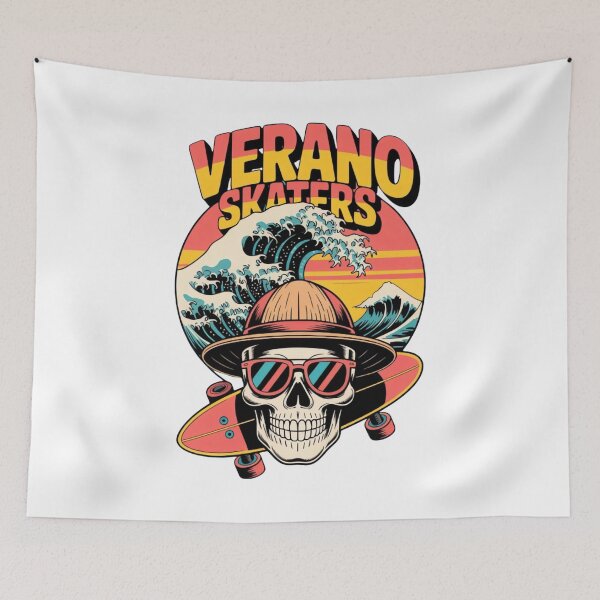 Item preview, Verano Skaters – Calavera Skull Surf Skate designed and sold by ARTReMi.