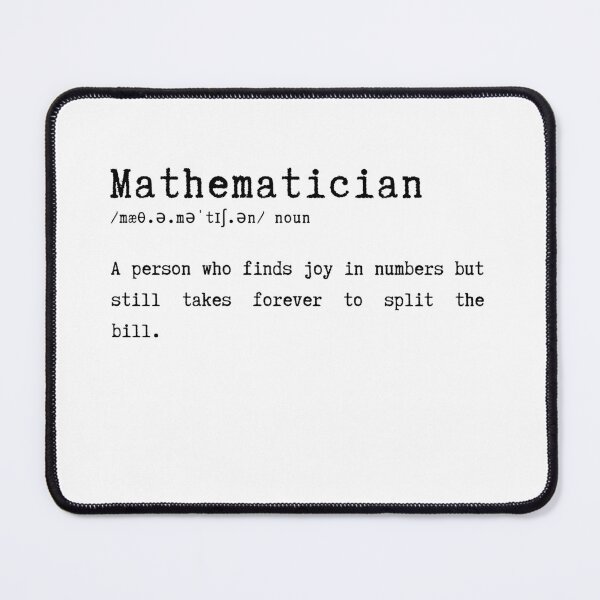 Item preview, Funny Mathematician Definition Math Teacher Gift Shirt designed and sold by HasHs.