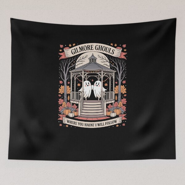 Item preview, Gilmore Ghouls – Cute Halloween Ghosts Where You Haunt I Will Follow designed and sold by MissRasheedHam.