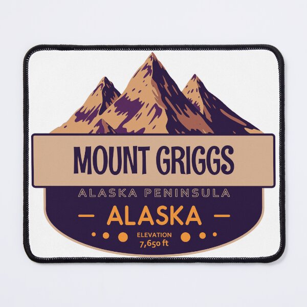 Item preview, Mount Griggs, Alaska Peninsula, Alaska, Mountain Badge designed and sold by Wanderful-roads.