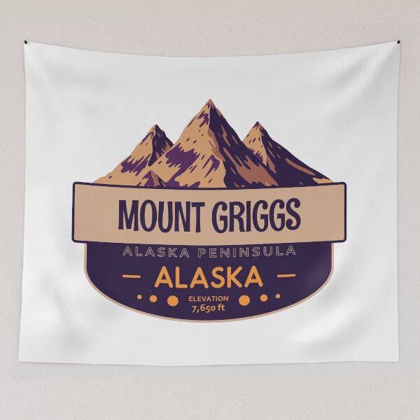 Item preview, Mount Griggs, Alaska Peninsula, Alaska, Mountain Badge designed and sold by Wanderful-roads.