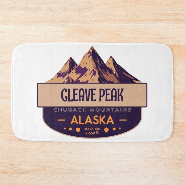 Item preview, Cleave Peak, Chugach Mountains, Alaska, Mountain Badge designed and sold by Wanderful-roads.