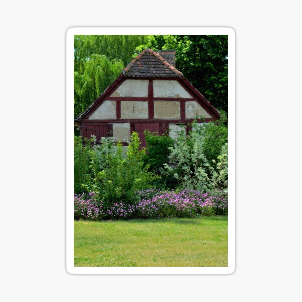 Item preview, old clay house sinks into the green designed and sold by Rudeltrudel.