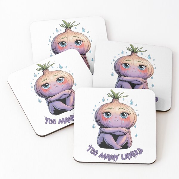 Item preview, Overthinking Onion – Too Many Layers designed and sold by 0606PM.