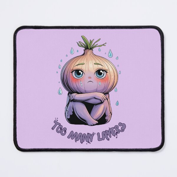 Item preview, Overthinking Onion – Too Many Layers designed and sold by 0606PM.