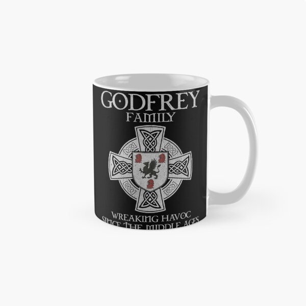 Item preview, Godfrey Family Crest – Medieval Heritage Emblem for Ancestry Lovers & Vintage Style Fans designed and sold by 9X FR.