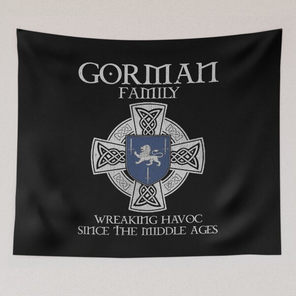 Item preview, Gorman Family Crest – Medieval Heritage Emblem for Ancestry Lovers & Vintage Style Fans designed and sold by 9X FR.