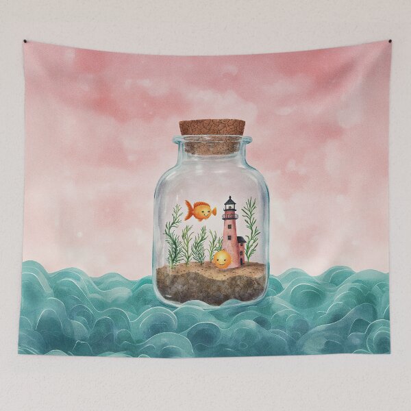 Item preview, Ocean Lantern designed and sold by Whimsical Hug.