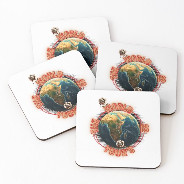Item preview, THE WORLD IS YOUR'S WITH ROSES designed and sold by THEPLUGceoMERCH.