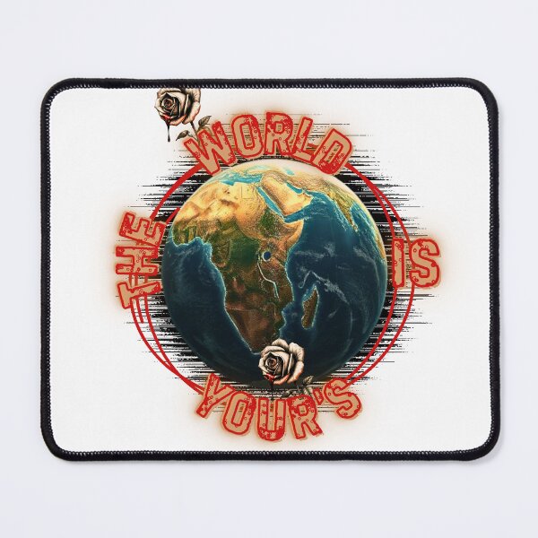 Item preview, THE WORLD IS YOUR'S WITH ROSES designed and sold by THEPLUGceoMERCH.