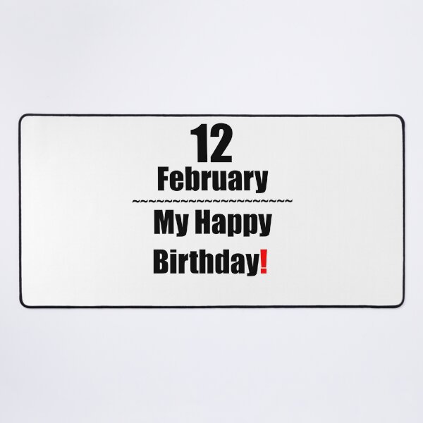 Item preview, 12 February Birthday designed and sold by ariksworld.