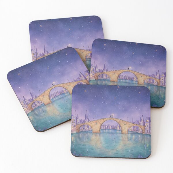 Item preview, Under the Starlit Bridge designed and sold by Whimsical Hug.