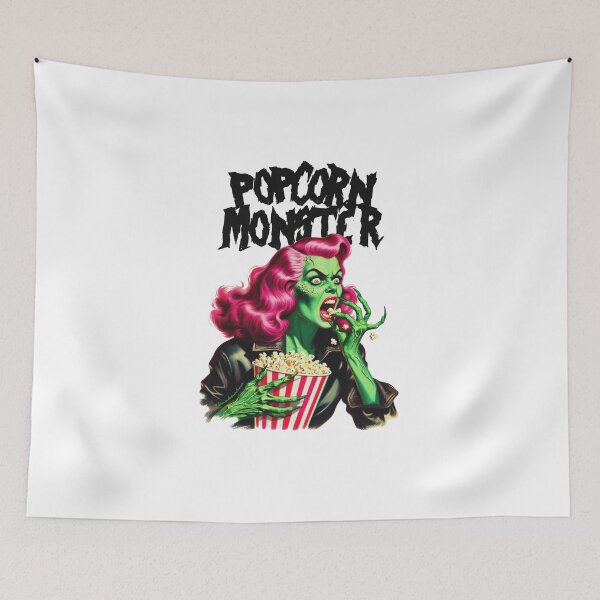 Item preview, Popcorn Monster designed and sold by BUABUABUA.