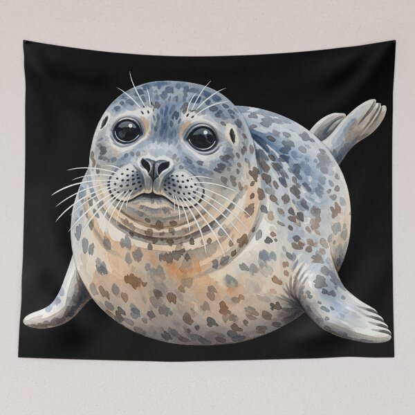 Item preview, Harbor seal designed and sold by 4rtistcDrift.