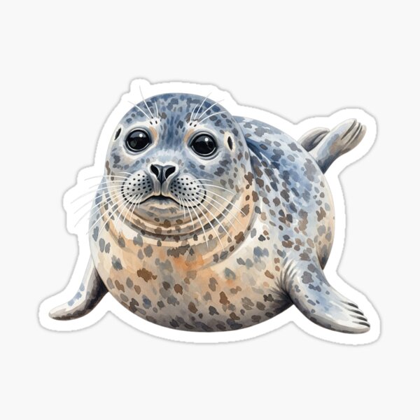 Item preview, Harbor seal designed and sold by 4rtistcDrift.