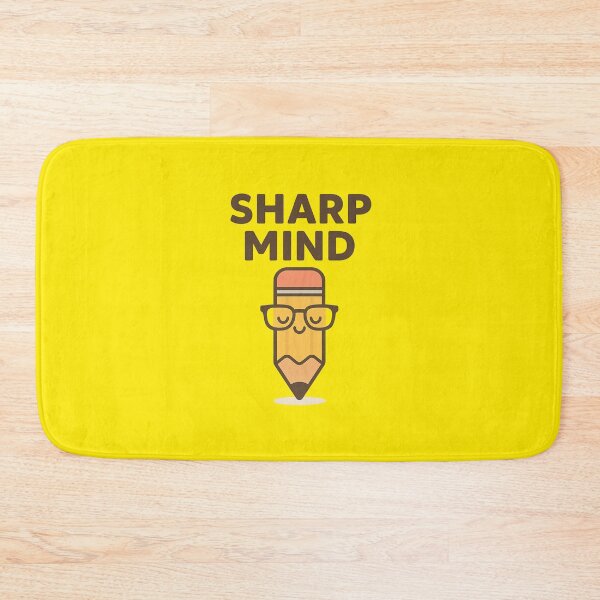 Item preview, Sharp Mind – Clever Pencil with Glasses designed and sold by BloomKind.