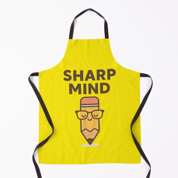 Item preview, Sharp Mind – Clever Pencil with Glasses designed and sold by BloomKind.