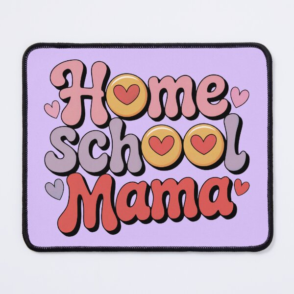Item preview, Homeschool Mama - Cute Hand Lettered Typography Design designed and sold by YourSocialBae.