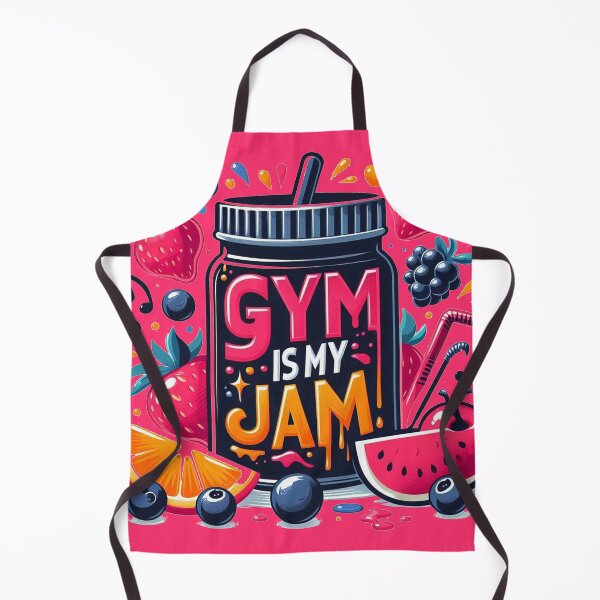 Item preview, gym is my jam healthy routine workout designed and sold by Mudikeys.