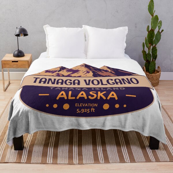 Item preview, Tanaga Volcano, Tanaga Island, Alaska, Mountain Badge designed and sold by Wanderful-roads.