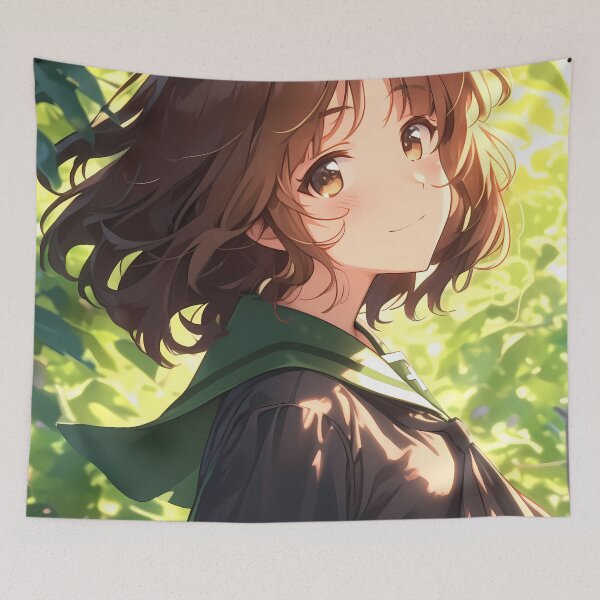 Item preview, Nishizumi Miho Girls und Panzer Anime Forest Sunlit Smile designed and sold by Spraykart.