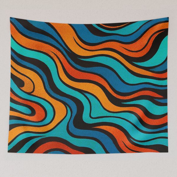 Item preview, Flowing forms, pop art energy designed and sold by Sigtrix.