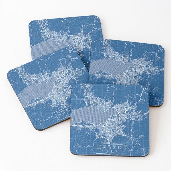 Item preview, Izmir City Map of Turkey - Blueprint designed and sold by deMAP.