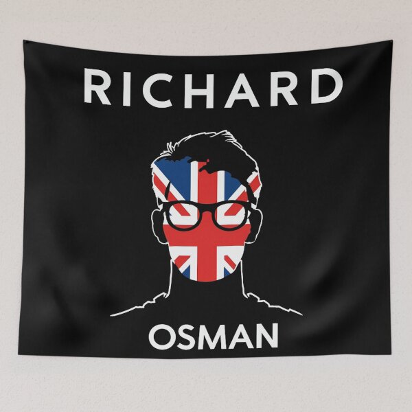 Item preview, Richard Osman Union Jack Portrait designed and sold by pixelrebellion77.