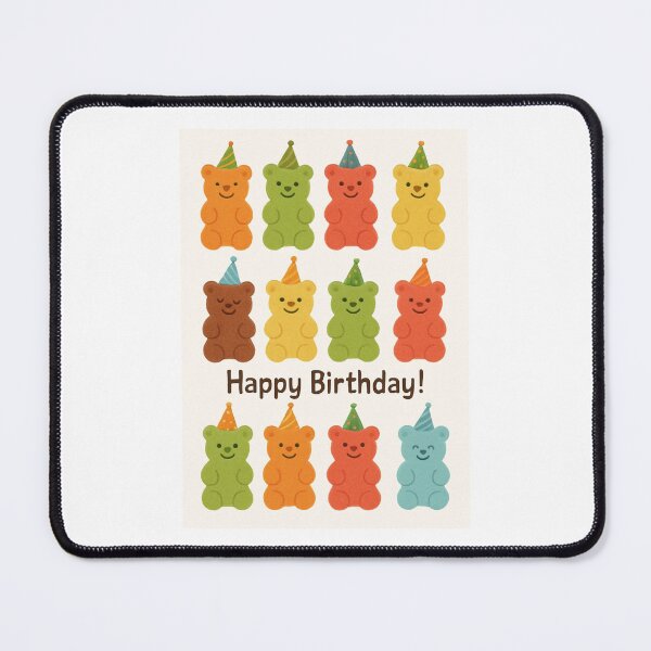 Item preview, Gummy Bear Party Hat cute happy birthday kawaii gift christmas happy designed and sold by CheeseBlueprint.