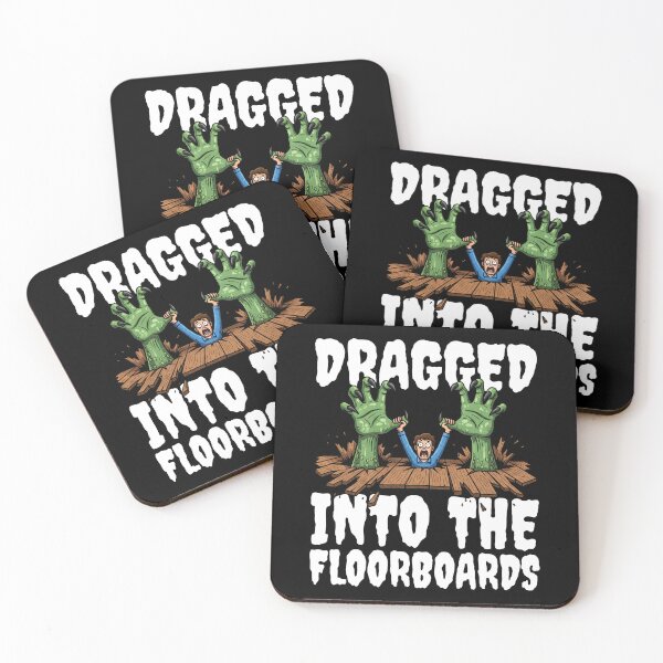 Item preview, DRAGGED INTO THE FLOORBOARDS - MONSTER HALLOWEEN designed and sold by KEF Custom.