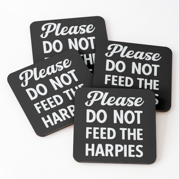 Item preview, Ancient Sign: Do Not Feed the Harpies designed and sold by YT-Greek2Me.