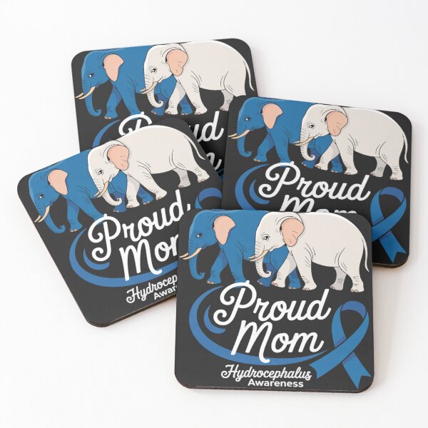 Item preview, Hydrocephalus Awareness Elephant Mom Proud Mother Support designed and sold by ConceptualVibes.