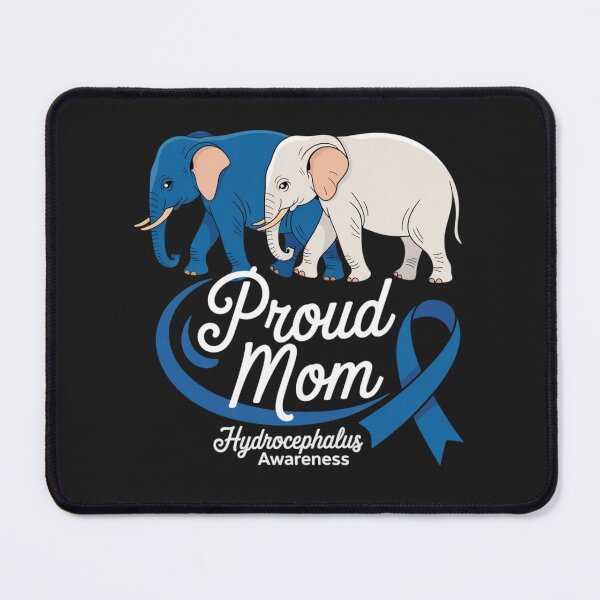 Item preview, Hydrocephalus Awareness Elephant Mom Proud Mother Support designed and sold by ConceptualVibes.