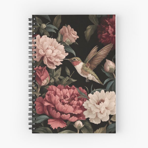 Item preview, Humming Bird Floral Peonies designed and sold by thewandswant.