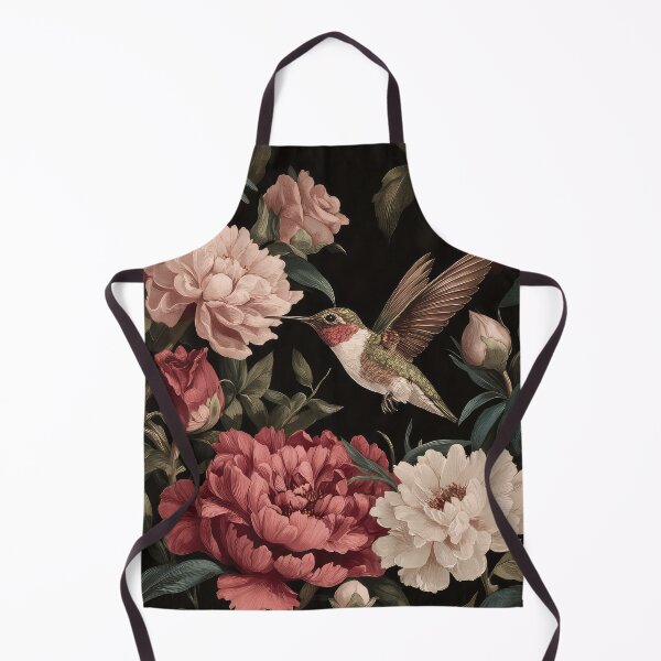 Item preview, Humming Bird Floral Peonies designed and sold by thewandswant.