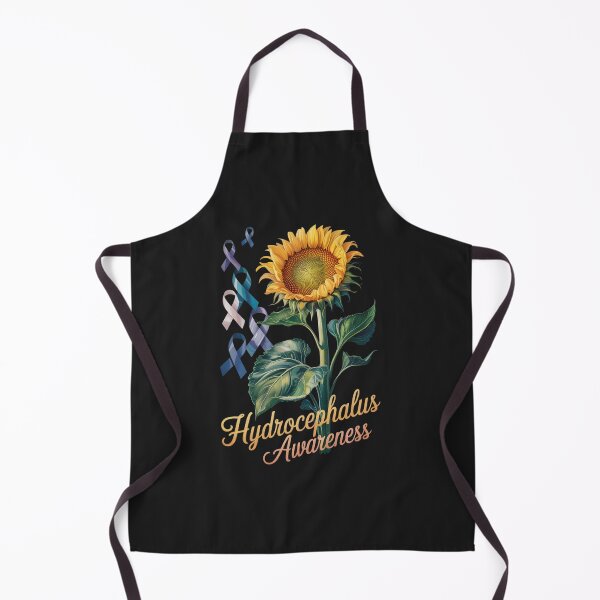 Item preview, Hydrocephalus Awareness Sunflower designed and sold by ConceptualVibes.