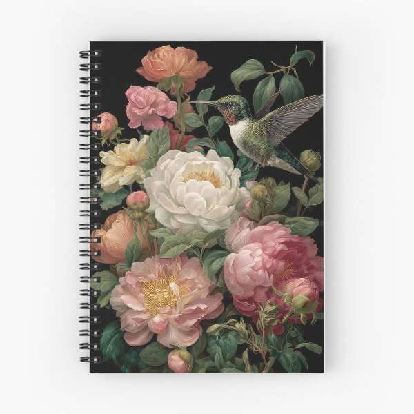 Item preview, Humming Bird Floral Peonies designed and sold by thewandswant.