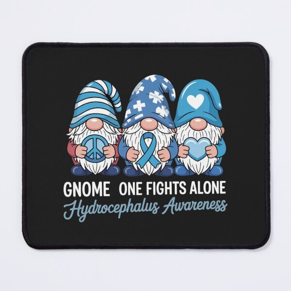 Item preview, Hydrocephalus Awareness Month Blue Ribbon Gnomies Support designed and sold by ConceptualVibes.