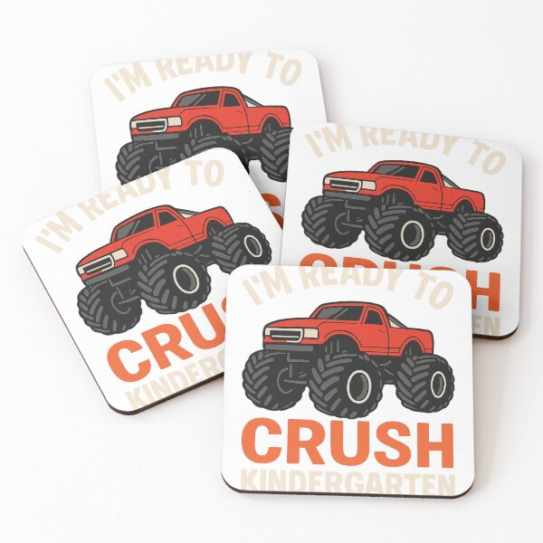 Item preview, I’m Ready to Crush Kindergarten – Monster Truck Back to School T-Shirt designed and sold by suszak24.