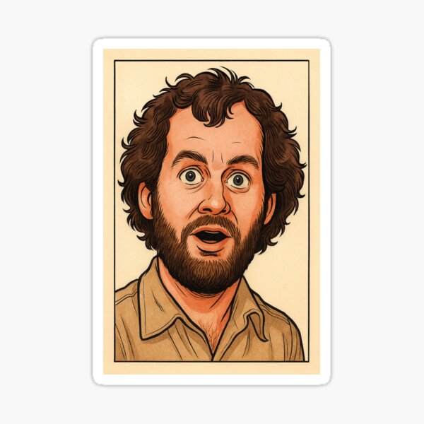Vista previa del artículo con la obra «Grandes de la comedia: Kenny Everett», diseñado y vendido por halibutgoatramb.
