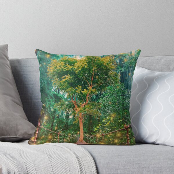 Item preview, Mystical Rope Bridge Leading to Golden Tree designed and sold by berwies-artwork.