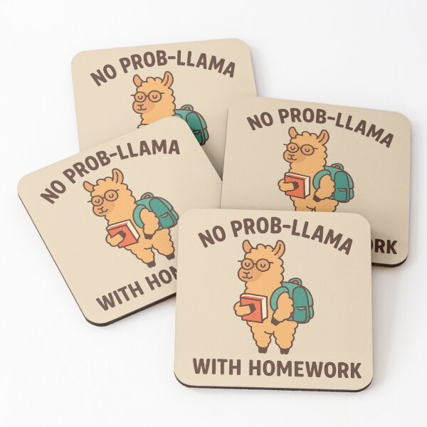 Item preview, No Prob-llama with Homework designed and sold by BloomKind.