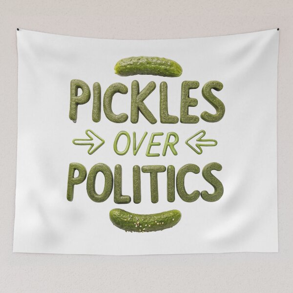 Item preview, Crunchy Pickle Rebellion Statement designed and sold by Momo7Designs.