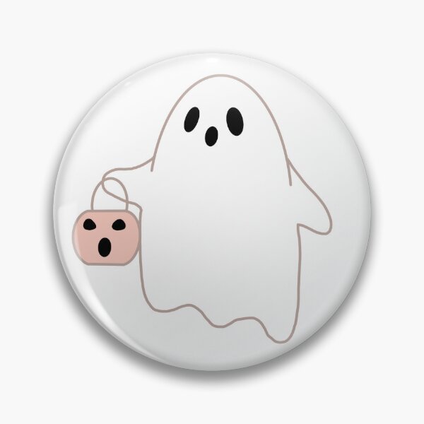 Item preview, Cute Ghost With Pumpkin Lantern - Halloween designed and sold by Charlotte Paints.