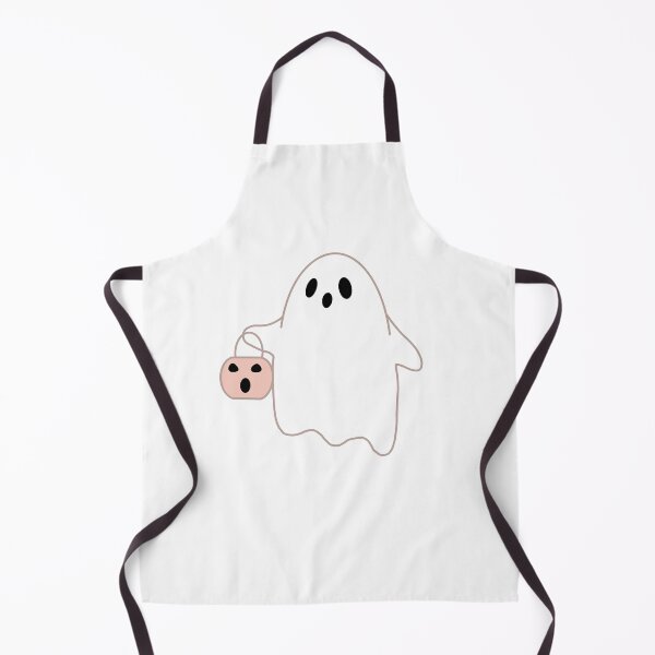 Item preview, Cute Ghost With Pumpkin Lantern - Halloween designed and sold by Charlotte Paints.