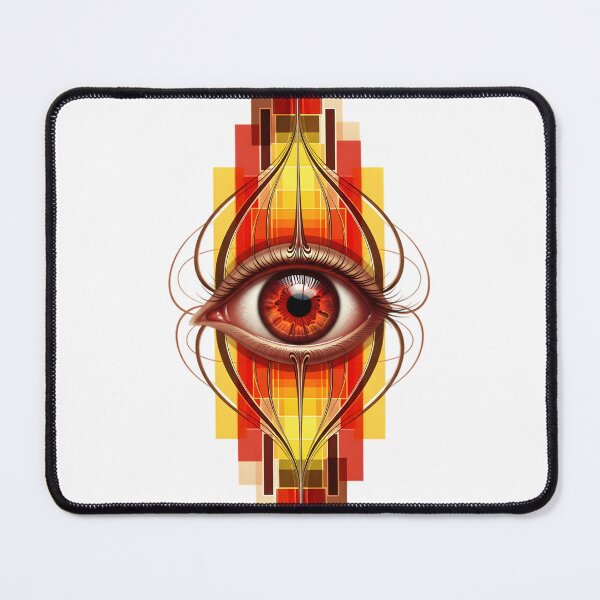 Item preview, Surreal Eye with Geometric Flames designed and sold by AFernandesDSG.