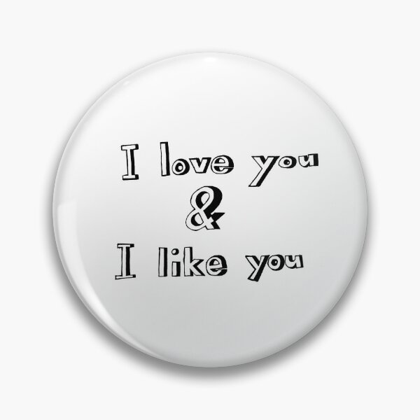 Item preview, Parks and Recreation quote, hand-drawn, I love you and I like you designed and sold by maria71747.
