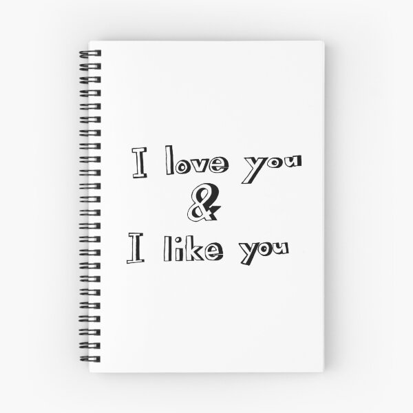 Item preview, Parks and Recreation quote, hand-drawn, I love you and I like you designed and sold by maria71747.