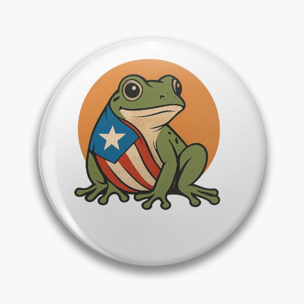 Artikelvorschau, Puerto Rico Coquí Frog – Kulturelles Flaggenkunstdesign entworfen und verkauft von suszak24.